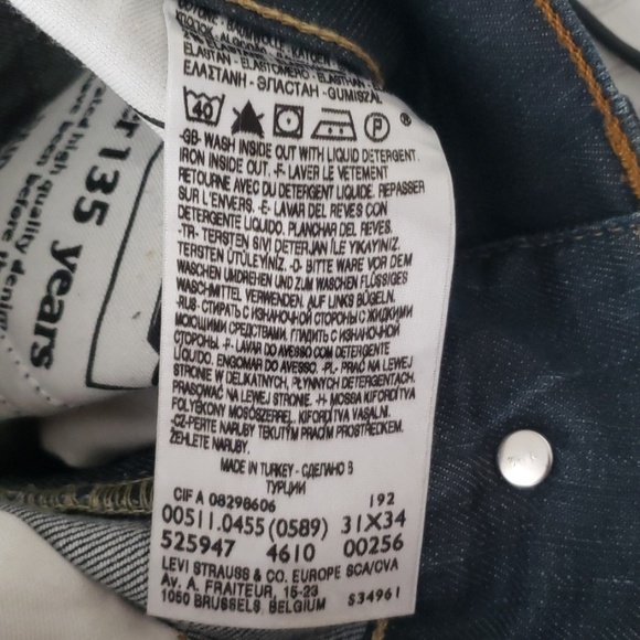 Levi's 511 slim in blue - Picture 6 of 7